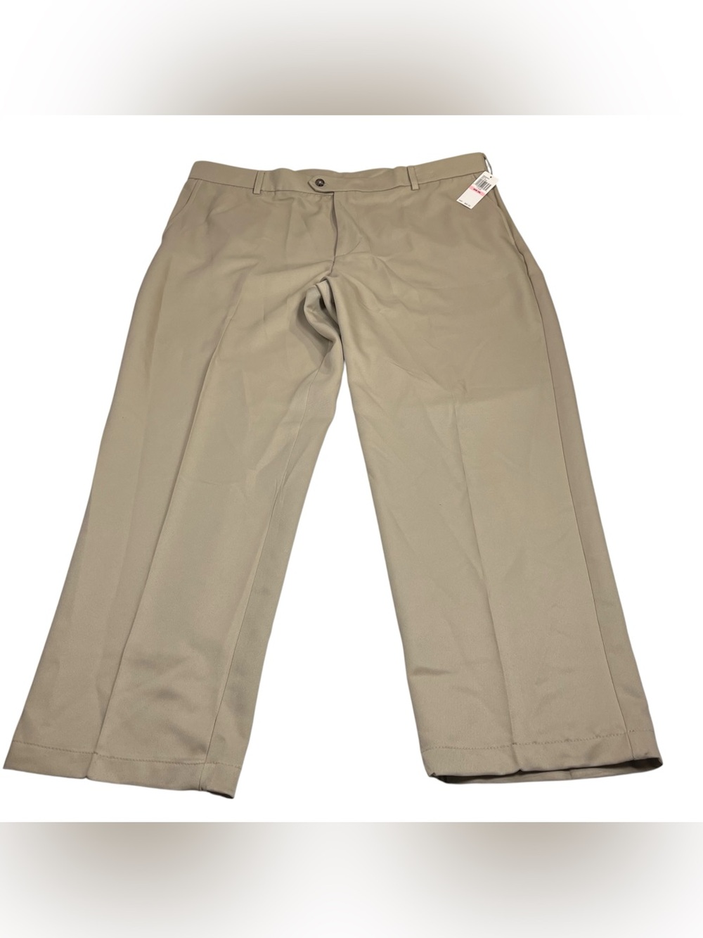 IZOD Golf Classic Beige Chino Pants Khakis Sz 40x29 SPF 50 Moisture Wicking NWT